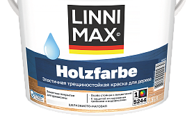 Краска водно-дисперсионная по дереву Linnimax Holzfarbe шелковисто-матовая, база 1